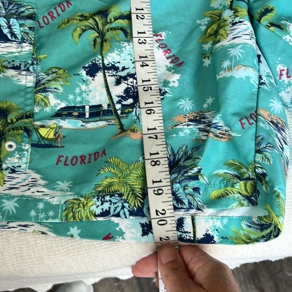 Tommy Bahama Board Shorts Men’s XLTG Green Blue FLORIDA Drawstring Swimsuit 🔷 - Picture 6 of 6